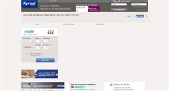 Desktop Screenshot of kyriad-prestige-aix-en-provence.fr